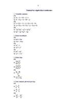 Referāts 'Vienkāršas algebriskas izteiksmes', 1.