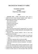 Konspekts 'Komunikācija organizācijā', 1.