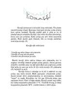 Konspekts 'Koraļļi', 1.