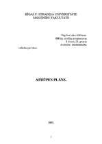 Konspekts 'Aprūpes plāns', 1.