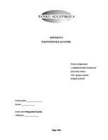 Referāts 'Ekonomiskā augsme', 1.