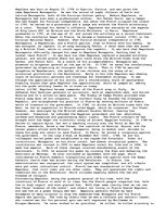 Eseja 'Napoleon, The War Hero', 1.