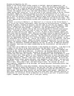 Eseja 'What it means to be american to me', 1.