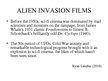 Prezentācija 'Films About Aliens in 1950s', 9.
