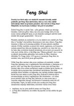 Konspekts 'Feng Shui', 1.
