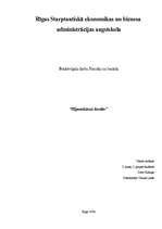 Referāts 'Hipotekārais kredīts', 1.