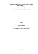 Referāts 'Skolas pedagoģijas diferenciācija', 1.