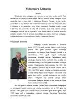 Konspekts 'Voldemārs Zelmenis', 1.