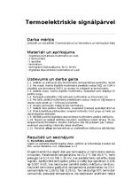 Paraugs 'Termoelektriskie signālpārveidotāji', 1.
