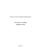 Referāts 'Uzņēmuma "Very Berry" konkurētspējas paaugstināšanas projekts', 1.