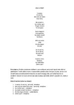 Eseja 'Aspazijas dzejas analīze', 5.