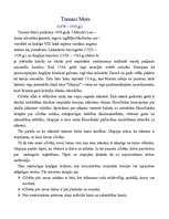 Referāts 'Tomass Mors', 1.