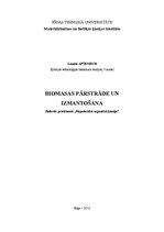 Referāts 'Biomasas pārstrāde un izmantošana', 1.