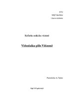 Referāts 'Viduslaiku pilis Vidzemē', 1.