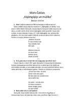 Konspekts 'Dzejas analīze - Māris Čaklais "Kājāmgājējs un mūžība"', 1.