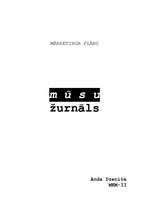 Biznesa plāns 'Izdevums "Mūsu žurnāls"', 1.