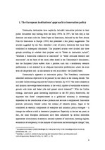 Referāts 'European Union Innovation Policy', 4.