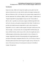 Eseja 'Behavior in Organizations', 2.