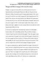 Eseja 'Behavior in Organizations', 3.