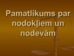 Prezentācija 'Pamatlikums par nodokļiem un nodevām', 1.