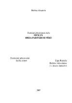 Referāts 'Nīče un ideja par pārcilvēku', 1.