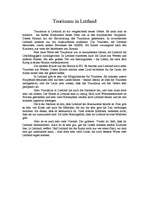 Referāts 'Tourismus in Lettland', 1.