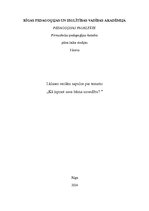 Referāts 'Kā izprast sava bērna uzvedību?', 1.