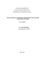 Referāts 'Sociālo mediju instrumentu izmantošana nevalstisko organizāciju darbā', 1.