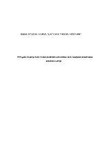 Eseja '1933.gada 24.aprīļa Sodu likumā piedāvātā sodu sistēma un tās iespējamā piemēroš', 1.