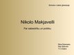 Prezentācija 'Nikolo Makjavelli', 1.
