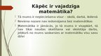 Prezentācija 'Matemātika kā vērtību līdzeklis', 10.