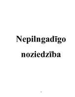 Referāts 'Nepilngadīgo noziedzība', 1.