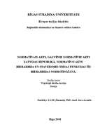 Eseja 'Normatīvais akts', 1.
