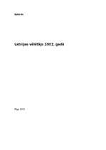 Referāts 'Latvijas vēlētājs 2002.gadā', 1.