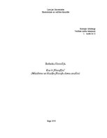 Eseja 'Kas ir filosofija', 1.