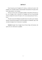 Diplomdarbs 'Tiesības uz taisnīgu tiesu Eiropas Savienības starptautiskajā civilprocesā lieta', 3.