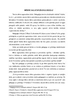 Eseja 'Bērnu sagatavošanās skolai', 1.