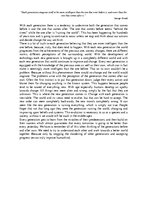 Eseja 'Generation Gap', 1.