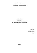 Referāts 'Personvārdu latviskošana', 1.