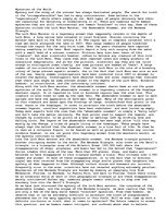 Eseja 'Mysteries of the World', 1.