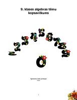 Konspekts '9.klases algebras tēmu kopsavilkums', 1.
