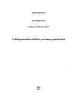 Referāts 'Vadītāja personiskās atbildības problēmas uzņēmējdarbībā', 1.