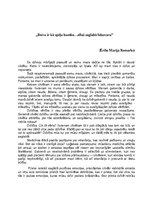 Eseja '"Dzīve ir kā spēļu bumba… allaž saglabā līdzsvaru." Ērihs Marija Remarks', 1.