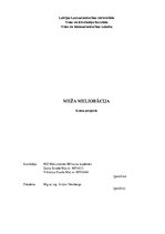 Referāts 'Meža meliorācija', 1.