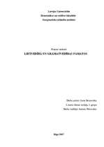 Prakses atskaite 'Prakse lietvedībā un grāmatvedībā', 1.