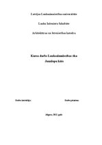 Referāts 'Jaunlopu kūts', 1.