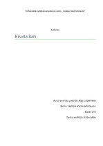 Konspekts 'Krusta kari', 1.