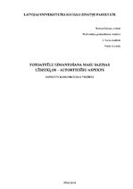 Referāts 'Fotoattēlu izmantošana masu saziņas līdzekļos - autortiesību aspekts', 1.