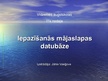 Referāts 'Iepazīšanās mājas lapas datu bāze', 24.