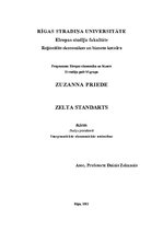 Referāts 'Zelta standarts', 1.
